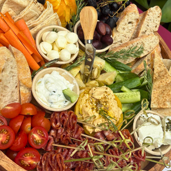 Mediterranean Delight Mezze Board – A Taste of the Coast.